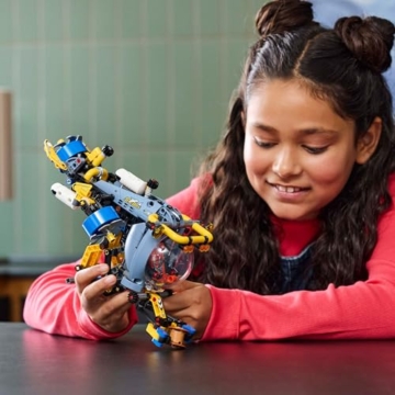 LEGO Technic Tiefseeforscher U-Boot Spielzeug, Bauspielzeug für Kinder, Jungen und Mädchen ab 9 Jahren, kreative Geschenkideen zum Geburtstag, baubares Fahrzeug, mit drehenden Propellern 42201 - 8