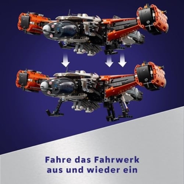 LEGO Technic VTOL-Schwerlastraumfrachter LT81, Space Bauset, Weltraum-Spielzeug, Raumschiff, Spielset mit Mini-Rover, Geschenk für Jungen & Mädchen ab 10 Jahren 42181 - 5