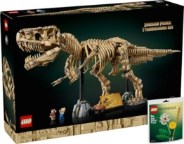 LEGO Tyrannosaurus Rex: Dinosaurier-Fossilien - LEGO T Rex Skelett Groß 76968, Modell im Maßstab 1:12 für Erwachsene, Dino Skelett Groß - 1