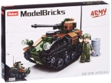 Leichter Panzer (245 Teile) [M38-B0750], Spielset, Klemmbausteine, Soldaten, mit Spielfigur, Army, Sluban SL95600 - 1