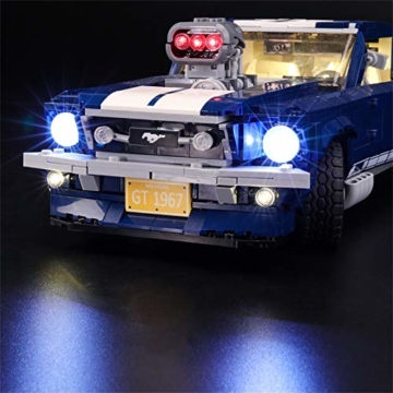 LIGHTAILING Licht-Set Für (Creator Expert Ford Mustang) Modell - LED Licht-Set Kompatibel Mit Lego 10265(Modell Nicht Enthalten) - 3