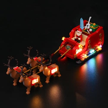 LIGHTAILING Licht-Set Kompatibel Mit Lego 40499 Santa Sleigh Bausteinen Modell - Modell Set Nicht Enthalten - 1