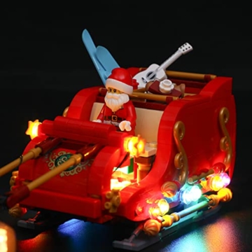 LIGHTAILING Licht-Set Kompatibel Mit Lego 40499 Santa Sleigh Bausteinen Modell - Modell Set Nicht Enthalten - 5