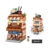 linlinfa Modular Haus Bausteine, Japanisches Ramen-Shop, Modular Building, 412 Teile Klemmbausteine Kompatibel mit… - 7