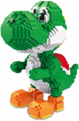LNLJ Super Mario Figure 3D Modell Micro Diamant Blöcke Ziegelsteine ​​Mini Baugruppe Kindrentoy Geschenke,Yoshi - 1
