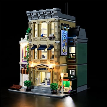 LODIY Beleuchtung Licht Set für Polizeistation 10278 , Beleuchtung für Lego 10278 Police Station (NUR Licht, Nicht Enthalten Modell) - 3