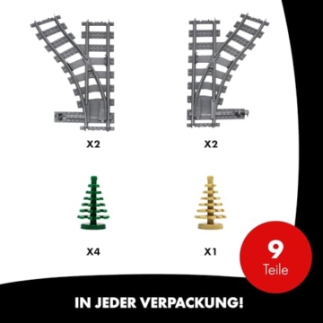 Lonestar Klemmbausteine Weichen