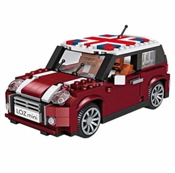 LOZ 1111 Mini-Cooper Kleinwagen Modell aus Mini Blocks