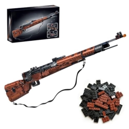 LQPFBSM 1:1 Technik Gewehr 98K Bausteine Set 1206 Stück - 1