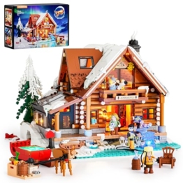 Lumibricks 10012 – Aurora-Hütte mit LED und Nordlicht-Projektion