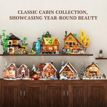 Lumibricks 10012 – Aurora-Hütte mit LED und Nordlicht-Projektion