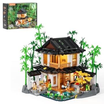 Lumibricks Bambushaus L9075 mit LED-Beleuchtung