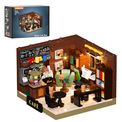 Lumibricks Book-Café Beleuchtetes Klemmbaustein-Set - 1