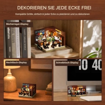 Lumibricks Book-Café Beleuchtetes Klemmbaustein-Set - 3