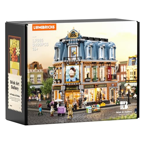 Lumibricks Brick-Kunst-Galererie mit LED-Beleuchtung L9085 Box