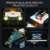 LUMIBRICKS Cyberpunk Neoncity Police Urban Convoy Licht-Bausteinset,485 Teile Cyberpunk Polizei-Transporter mit LED-Beleuchtung,Flugmodus & beweglichen Funktionen,Bauset für Erwachsene und Jugendliche - 4
