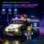 LUMIBRICKS Cyberpunk Neoncity Police Urban Convoy Licht-Bausteinset,485 Teile Cyberpunk Polizei-Transporter mit LED-Beleuchtung,Flugmodus & beweglichen Funktionen,Bauset für Erwachsene und Jugendliche - 5