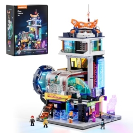 Lumibricks Cyberpunk Schwebebahn-Station 🚉 L9098