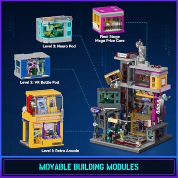 Lumibricks Cyberpunk Spielhalle – Neonträume aus 2.580 Bausteinen