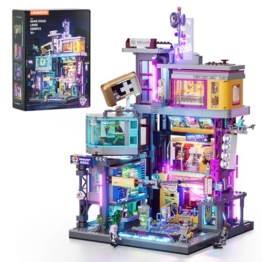 Lumibricks Cyberpunk Spielhalle – Neonträume aus 2.580 Bausteinen