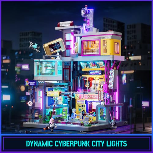 Lumibricks Cyberpunk Spielhalle – Neonträume aus 2.580 Bausteinen