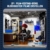 Lumibricks Film Studio Tower Bauset, 3891 Teile beleuchtetes modulares Stadtgebäude für Erwachsene 16+, Filmstudio Turm mit 8 Minifiguren, funktionierendem Aufzug, Dachstudio und Licht-Display - 6