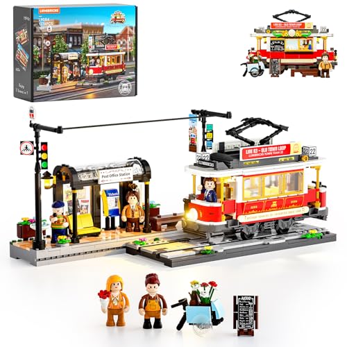 Lumibricks L9084 Heritage-Straßenbahn & Haltestelle