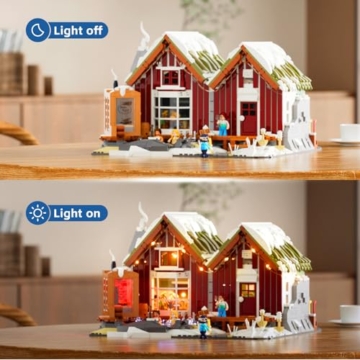 Lumibricks Island SPA-Hütte 10011 mit LED-Beleuchtung
