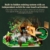 Lumibricks Misty Forest Cabin beleuchtetes Klemmbaustein-Set, 2867 Teile, Tropische Regenwald-Pfahlhütte mit verstecktem Nebelmodul und Glühwürmchen-Beleuchtung, Ausstellungsmodell für Erwachsene - 2