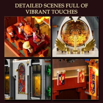 Lumibricks Schloss-Bankettsaal L9071 mit LED Beleuchtung