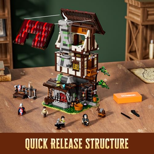 Lumibricks Mittelalterliche Schmiede L12006 Bausatz