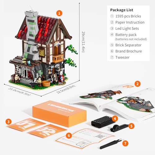 Lumibricks Mittelalterliche Schmiede L12006 Inhalt