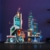 Lumibricks Neon Tech Tower Beleuchtetes Klemmbaustein-Set, 2227 Teile Cyberpunk-Wolkenkratzer mit 27 LED-Lichtern, Modulares Ausstellungsgebäude, Sci-Fi-Bauset für Erwachsene - 7