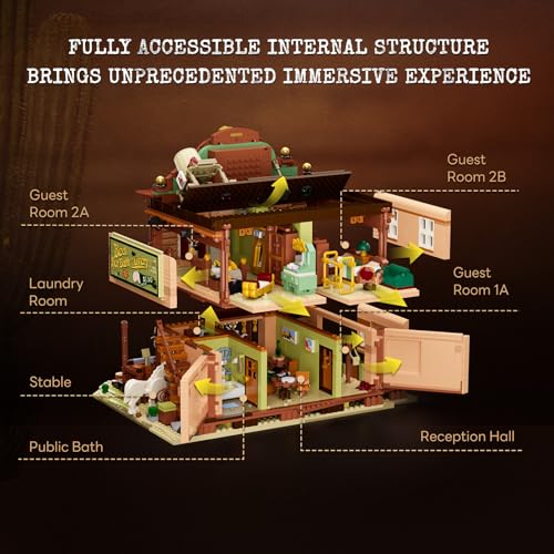 Lumibricks Old West Inn Western-Gasthaus (Set 14014) Details