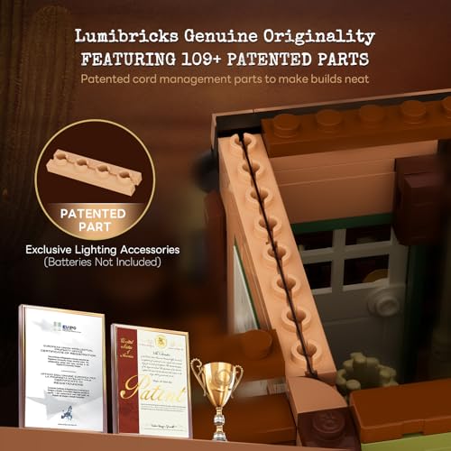 Lumibricks Old West Inn Western-Gasthaus (Set 14014) Leiter