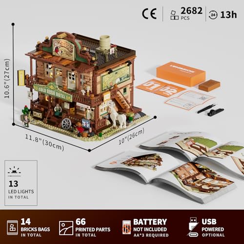 Lumibricks Old West Inn Western-Gasthaus (Set 14014) Anleitung