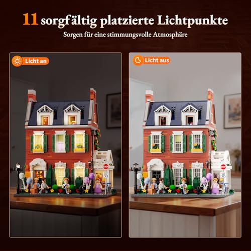 Lumibricks Rotes Backstein-Reihenhaus Set 15009