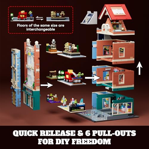 Lumibricks Spielzeugladen „The Toy Station“ (Set L9100) Modular Building