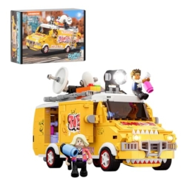 Lumibricks Street-Fusion Graffiti Crew Beleuchtetes Bauset, 575 Teile Graffiti-Truck mit LED-Beleuchtung und beweglichen Funktionen, Kreatives Bausteinspielzeug für Erwachsene ab 16 Jahren - 1