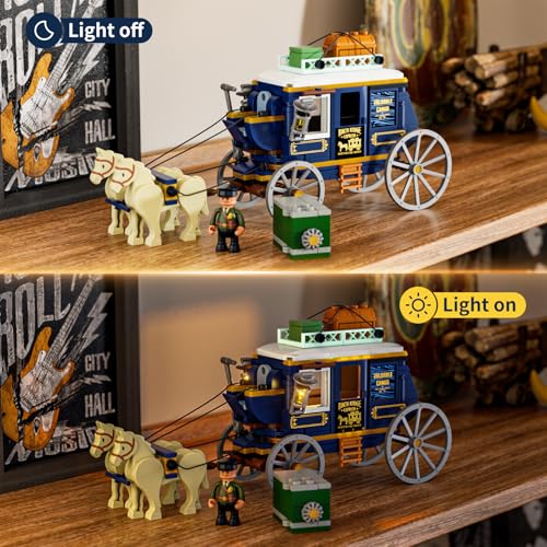 Lumibricks legendäre Western-Postkutsche L9099