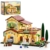 Lumibricks Weinbau-Anwesen Beleuchtungs Bausteine Set – 2800 Teile Mediterranes Toskana-Weingut mit LED-Lichtern,Oldtimer-LKW & Minifiguren,Farm-Series Modellbausatz für Erwachsene - 1