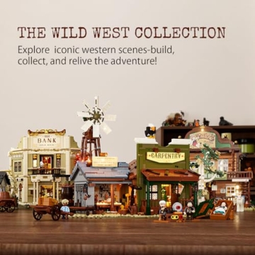 Lumibricks Western-Tischlerei und Werkstatt Set 14015 Diorama