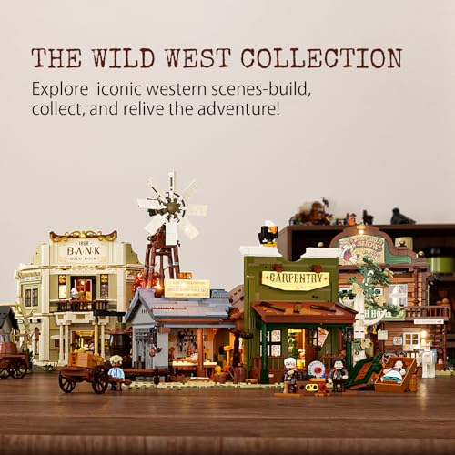 Lumibricks Western-Tischlerei und Werkstatt Set 14015 Diorama