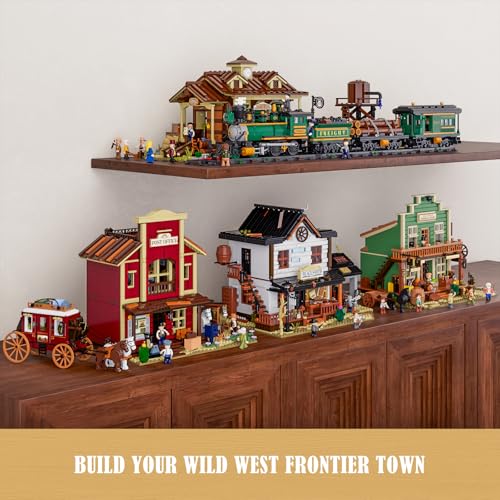 Lumibricks Western-Schmiede – 2042 Teile mit LED-Licht & Schmiedefeuer