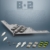 Lumitex B-2 Strategischer Stealth-Bomber Kampfflugzeug-Flugzeug Klemmbausteine Bauklötze, 1:70 Militär B2 Spirit Bomber mit Waffen Set für Erwachsene-2063 Teile, Entworfen von DarthDesigner - 2