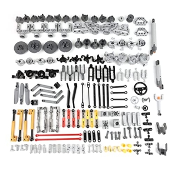 Lumitex Ersatzteile Set, 169 Teile Differential Lock Turntable Stoßdämpfer Teile Klemmbausteine Set - 2