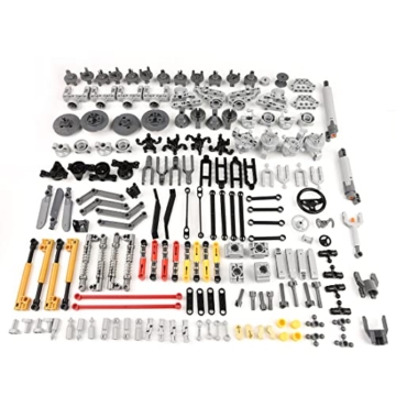 Lumitex Ersatzteile Set, 169 Teile Differential Lock Turntable Stoßdämpfer Teile Klemmbausteine Set - 4