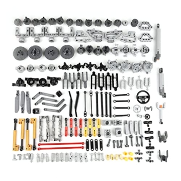 Lumitex Ersatzteile Set, 169 Teile Differential Lock Turntable Stoßdämpfer Teile Klemmbausteine Set - 1