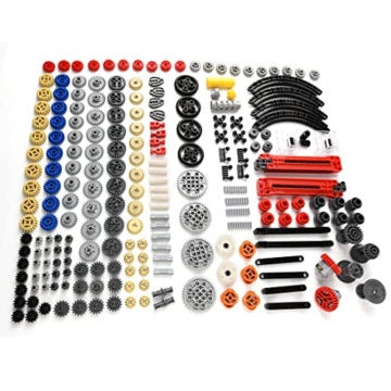 Lumitex Ersatzteile Set, 244 Teile Differential Getriebe Ersatzteile Teile Klemmbausteine Set Kompatibel mit - 2
