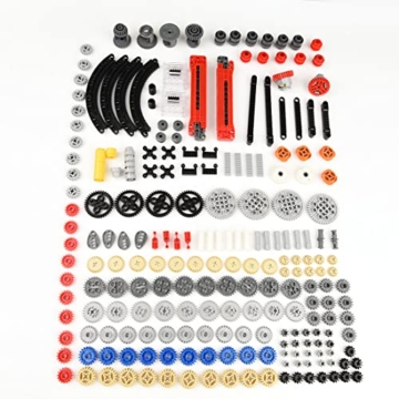 Lumitex Ersatzteile Set, 244 Teile Differential Getriebe Ersatzteile Teile Klemmbausteine Set Kompatibel mit - 3